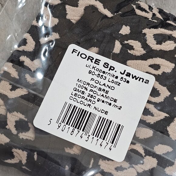 Fiore Leopard Print Reusable Microfiber Face Mask - Picture 5 of 5